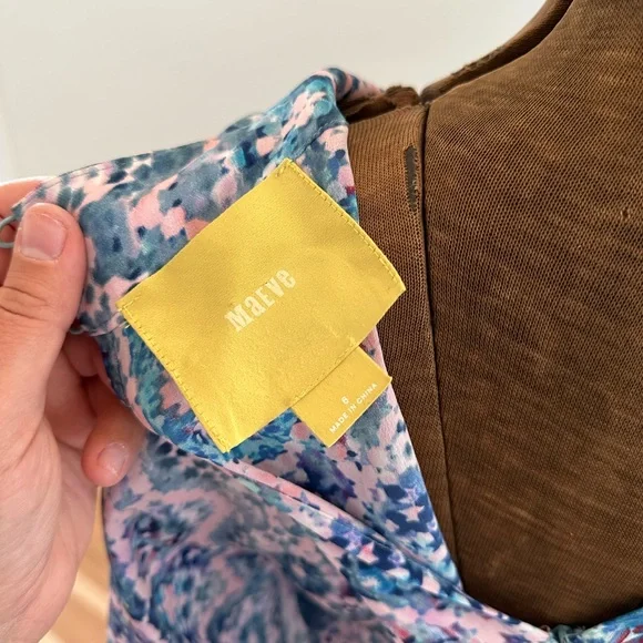 Maeve Silk Maxi Dress size 6 - Picture 6 of 14